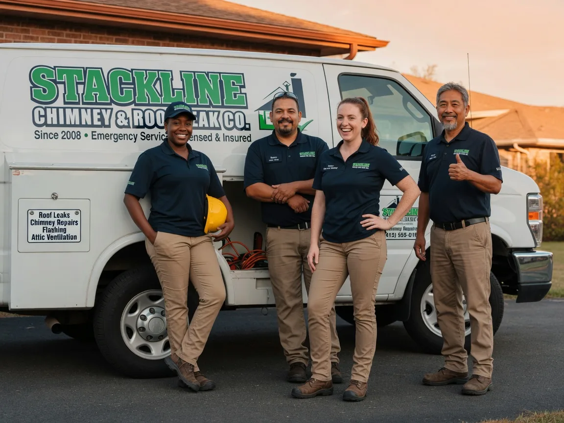 Chimney flashing repair company in Riesel, TX